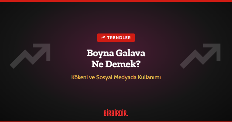 Boyna Galava Ne Demek?