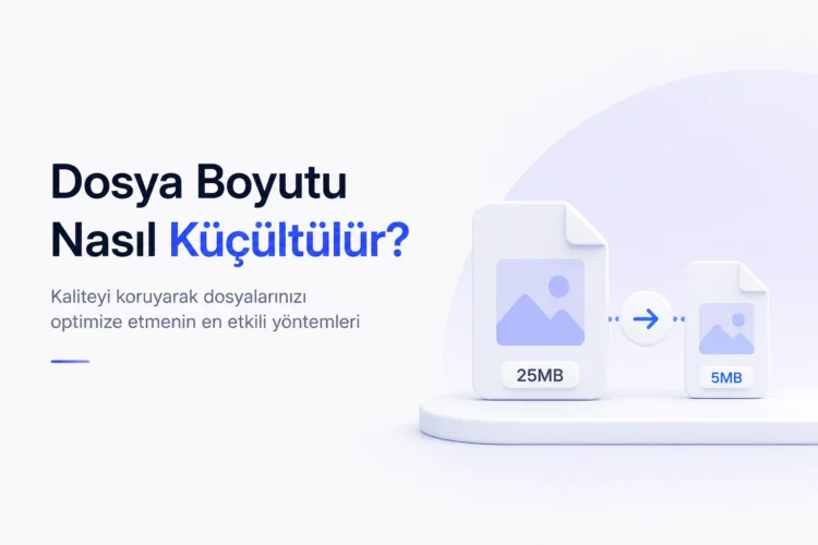Dosya Boyutu Nasıl Küçültülür?