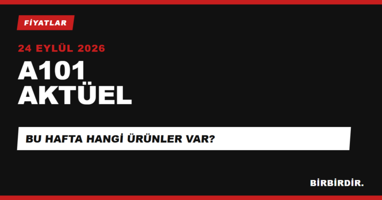 A101 24 Eylül Aktüel